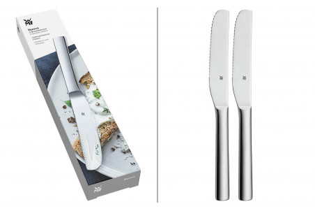 Set de 2 couteaux beurre WMF Nuova en inox 18/10 - 19,5cm