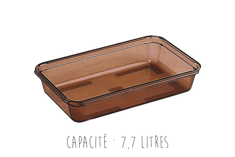 Bac gastronorme 1/1 en copolyester - 53x32,5cm