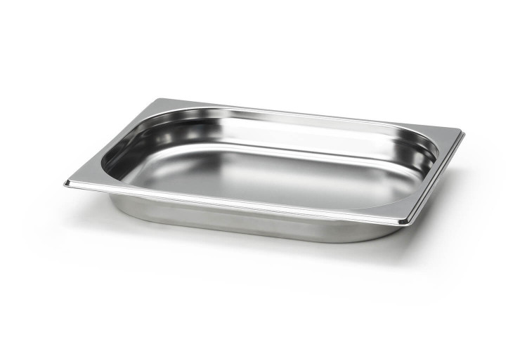 Bac gastronorme en acier inox Continenta - 32,5x26,5x4cm