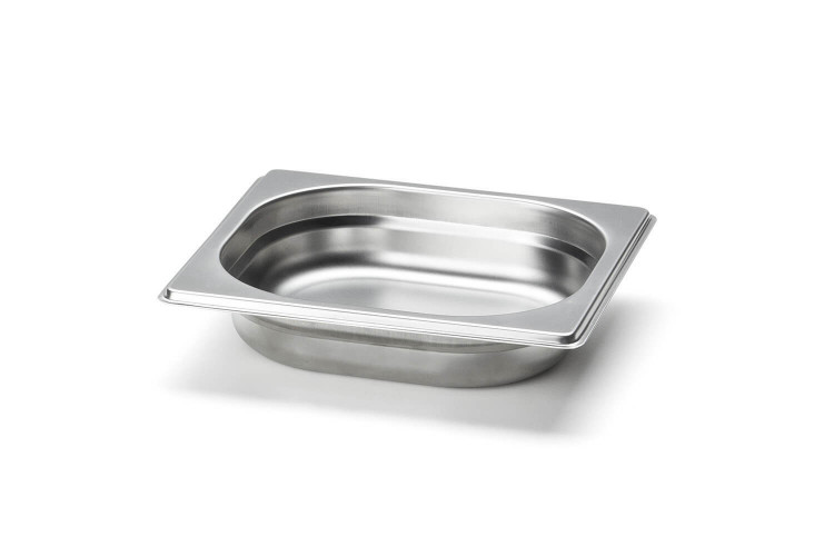 Bac gastronorme en acier inox Continenta - 17,6x16x4cm