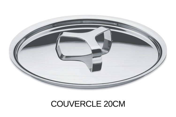 Batterie de cuisine Alessi Pots&Pans design par Jasper Morrison - 7 pièces inox 18/10