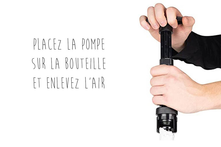 Pompe à vide Peugeot Epivac Duo et 3 bouchons - Vins et champagnes
