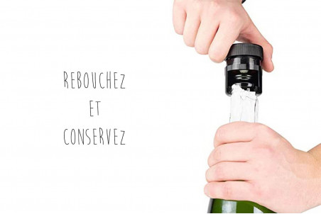 Pompe à vide Peugeot Epivac Duo et 3 bouchons - Vins et champagnes
