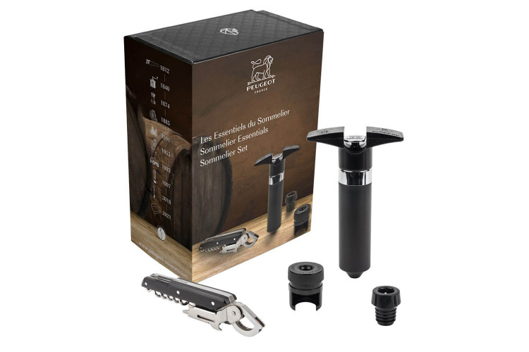 Coffret sommelier Peugeot Les Essentiels du Sommelier - 5 accessoires