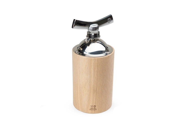 Moulin à poivre long Peugeot Isen en bois et acier inox - 16cm