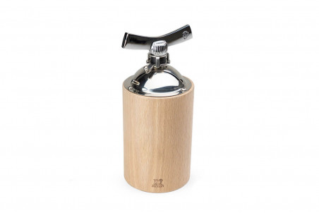 Moulin à poivre long Peugeot Isen en bois et acier inox - 16cm