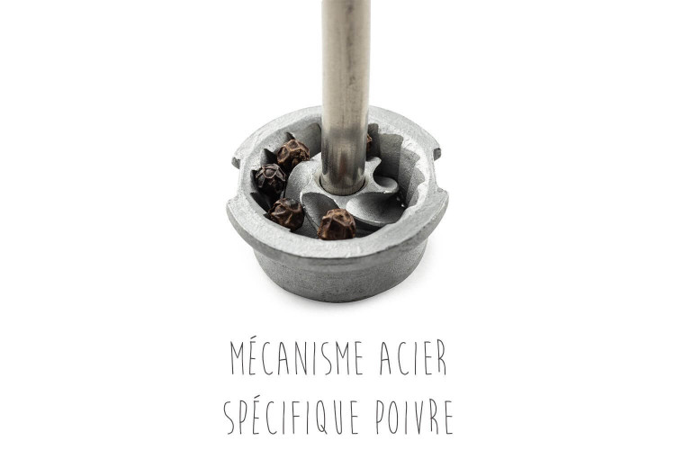 Moulin à épices Peugeot Line Carbone en bois - 12cm