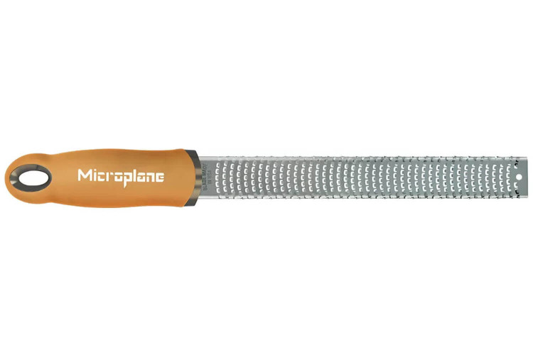 Râpe-zesteur Microplane Premium Classic Jaune Moutarde - lame inox 20,3cm