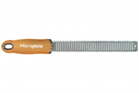 Râpe-zesteur Microplane Premium Classic Jaune Moutarde - lame inox 20,3cm