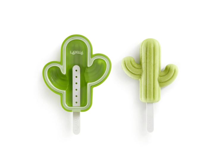 Moule à glace en silicone Lékué Platinum - Forme cactus