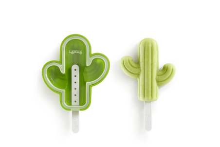 Moule à glace en silicone Lékué Platinum - Forme cactus