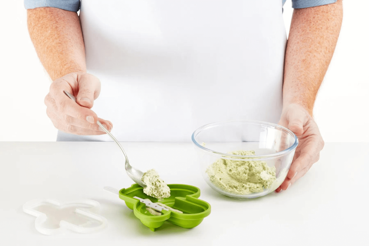 Moule à glace en silicone Lékué Platinum - Forme cactus