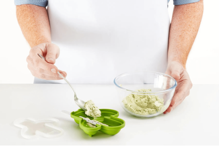 Moule à glace en silicone Lékué Platinum - Forme cactus