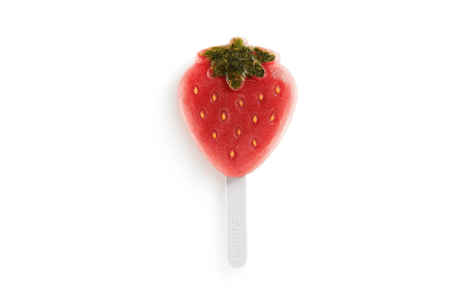 Moule à glace en silicone Lékué Platinum - Forme fraise