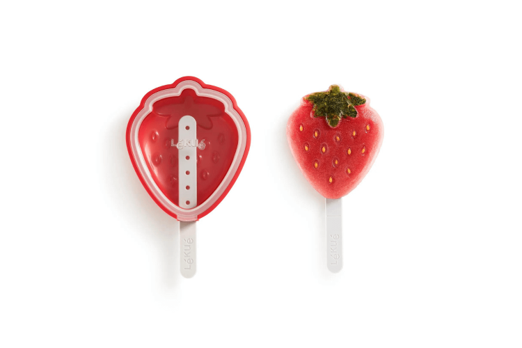 Moule à glace en silicone Lékué Platinum - Forme fraise