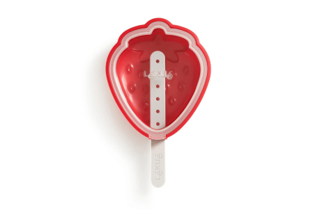 Moule à glace en silicone Lékué Platinum - Forme fraise