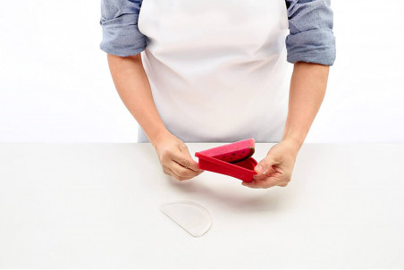 Moule à glace en silicone Lékué Platinum - Forme pastèque