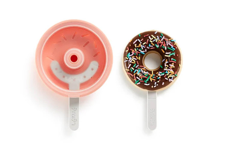 Moule à glace en silicone Platinum Lékué - Forme donut