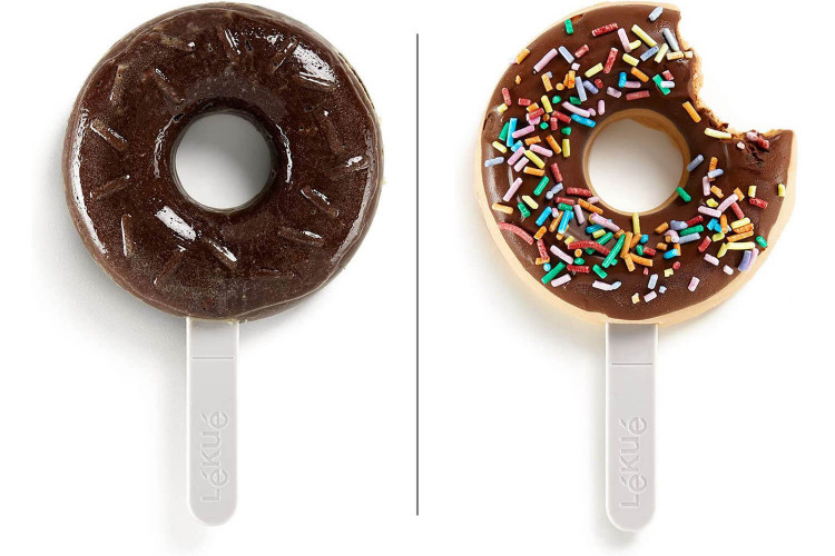 Moule à glace en silicone Platinum Lékué - Forme donut