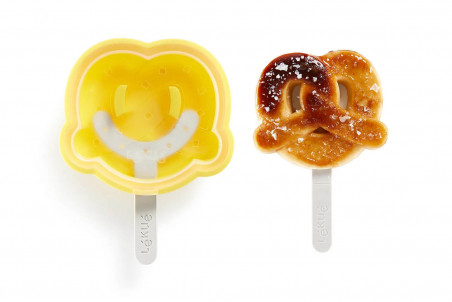 Moule à glace en silicone Platinum Lékué - Forme bretzel