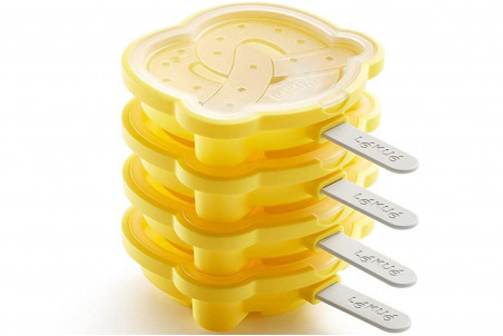 Moule à glace en silicone Platinum Lékué - Forme bretzel