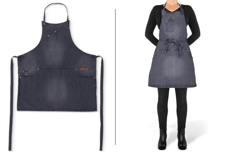 Tablier femme DutchDeluxes en coton 5 poches - 66 x 67 cm