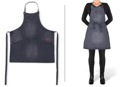 Tablier femme DutchDeluxes en coton 5 poches - 66 x 67 cm