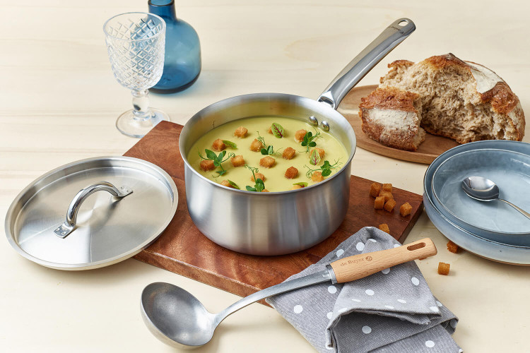 Casserole en inox 18/10 De Buyer Alchimy - conception 3 plis