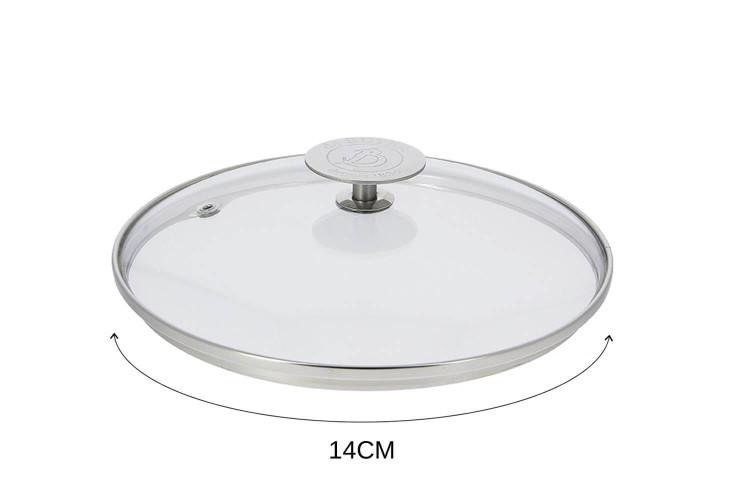 Couvercle en verre De Buyer cercle et pontet en inox