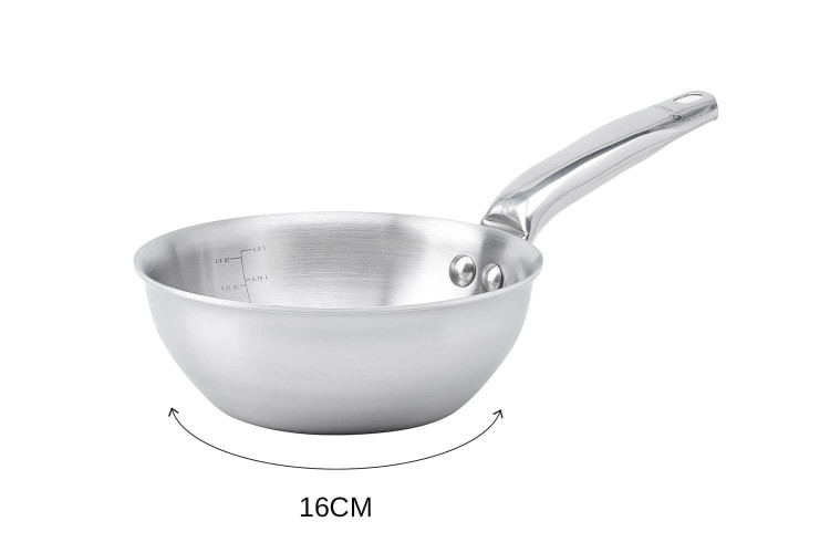 Sauteuse bombée inox 18/10 De Buyer Alchimy - conception 3 plis