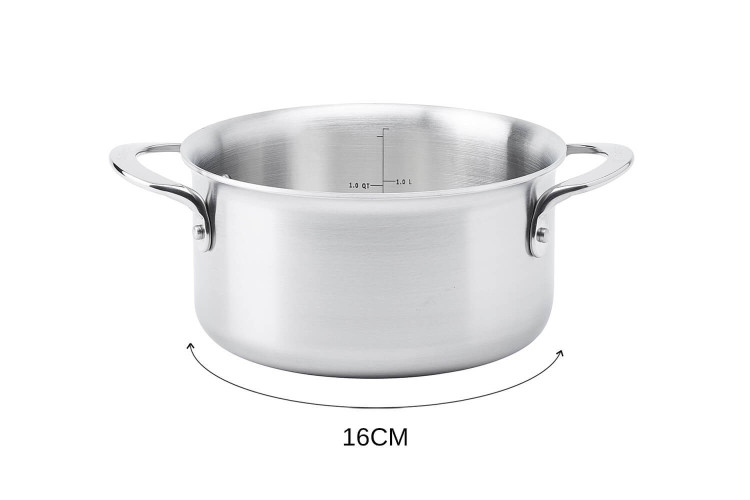 Faitout inox 18/10 De Buyer Alchimy - conception 3 plis