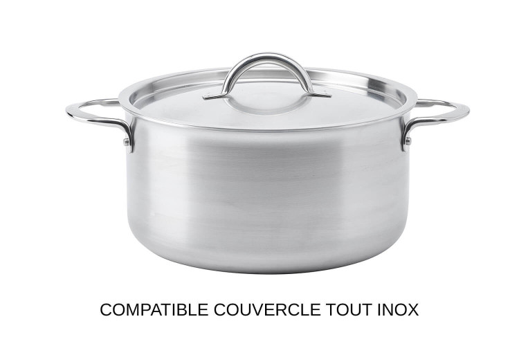 Faitout inox 18/10 De Buyer Alchimy - conception 3 plis