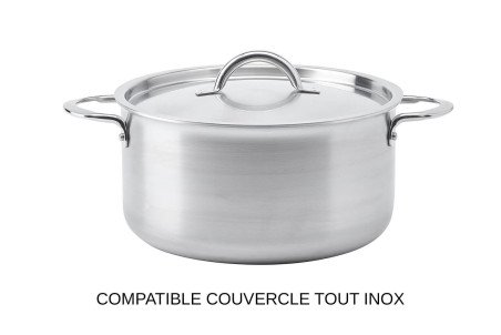 Faitout inox 18/10 De Buyer Alchimy - conception 3 plis