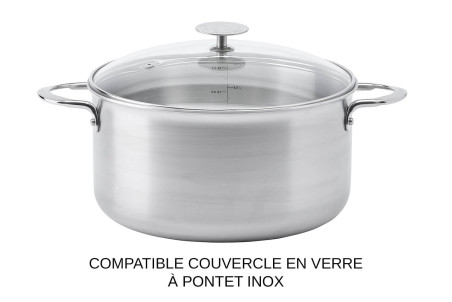 Faitout inox 18/10 De Buyer Alchimy - conception 3 plis