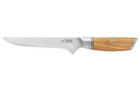 Couteau désosseur Fukito Olive Damas 14Cr - lame acier 15cm