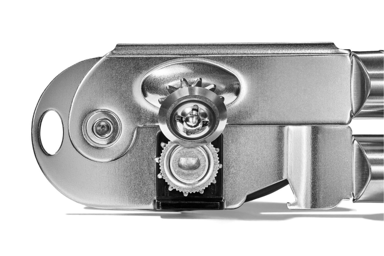 Ouvre-boîte à molette OXO Steel en inox et santoprène