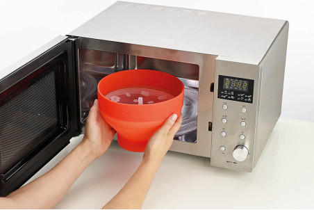Cuiseur à popcorn pour micro-ondes Lékué rétractable