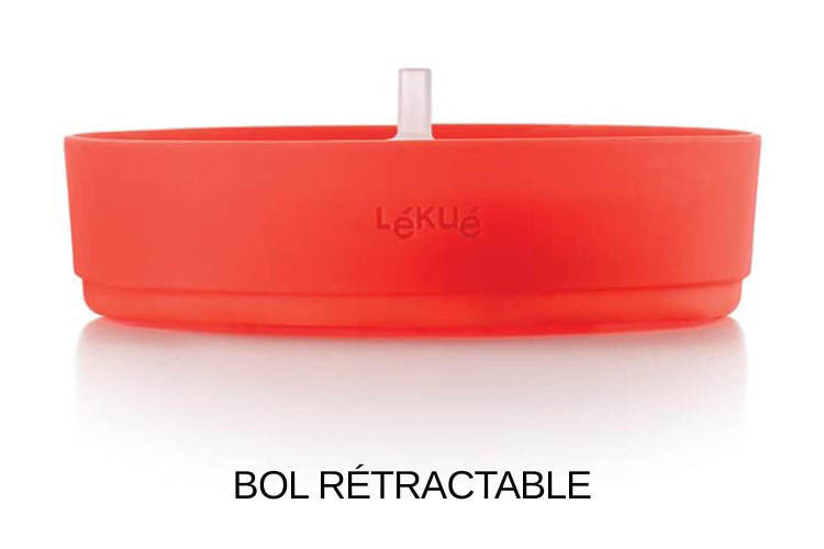 Cuiseur à popcorn pour micro-ondes Lékué rétractable