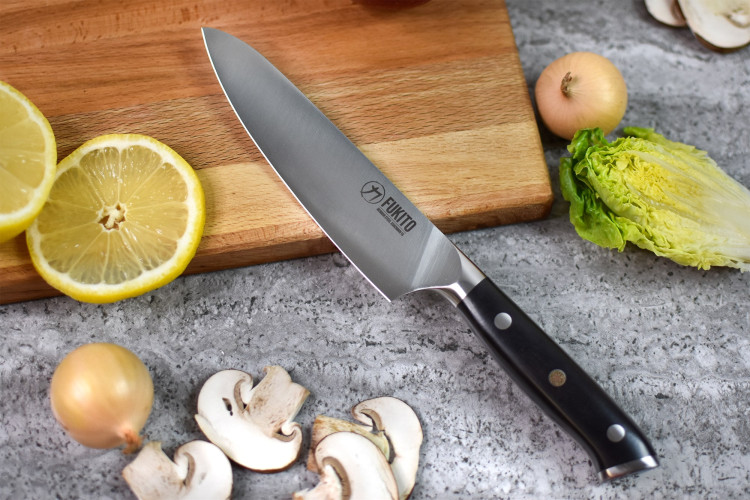 Couteau universel Fukito Ebène X50 - lame inox 15cm