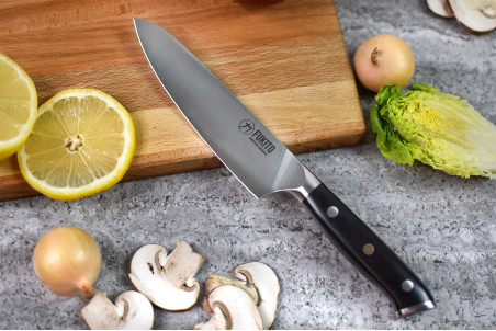Couteau universel Fukito Ebène X50 - lame inox 15cm