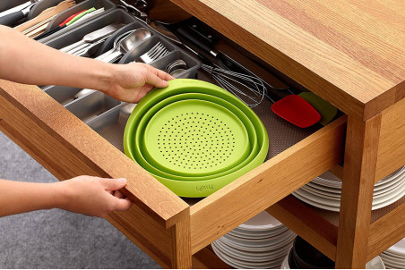 Passoire rétractable en silicone Lékué ø23cm