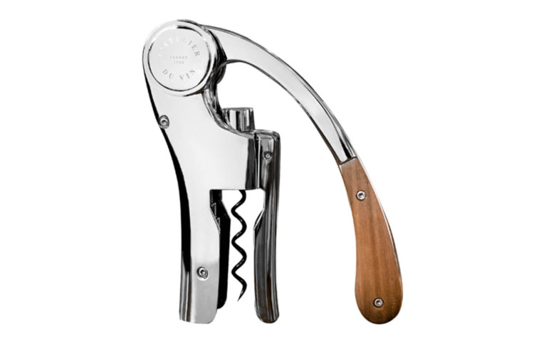 Coffret tire-bouchon L'Atelier du vin Oeno Motion Wood & Chrome - Métal chromé et bois massif