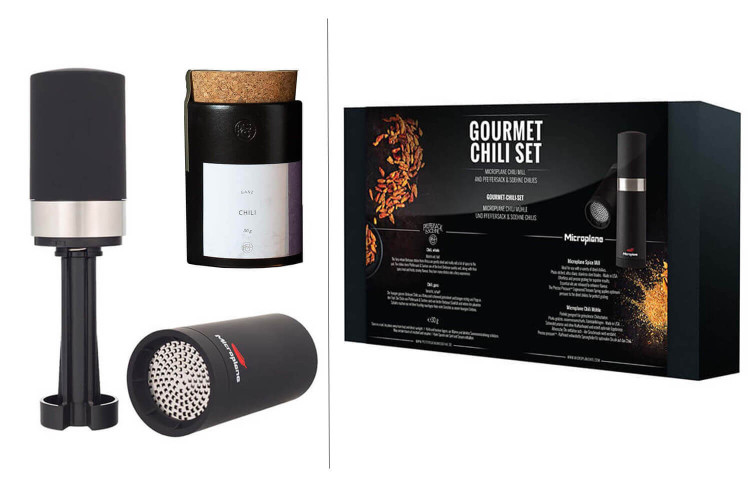 Coffret cadeau Microplane Gourmet Piment - Moulin à piment