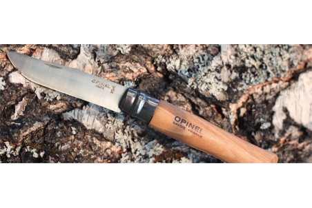 Couteau pliant Opinel n°8 lame 8,5cm virole tournante et étui