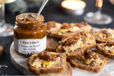 Coffret de 3 chutneys L'Épicurien Intensément Foie Gras artisanal