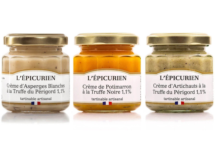 Coffret cadeau L'Épicurien Follement Truffe aux 3 crèmes