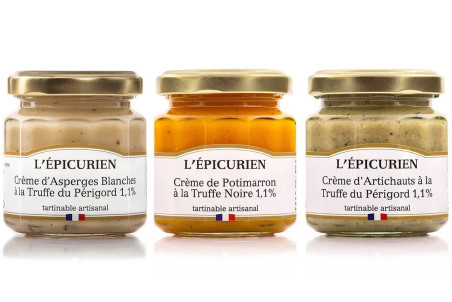 Coffret cadeau L'Épicurien Follement Truffe aux 3 crèmes