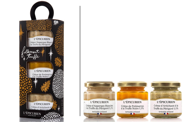 Coffret cadeau L'Épicurien Follement Truffe aux 3 crèmes