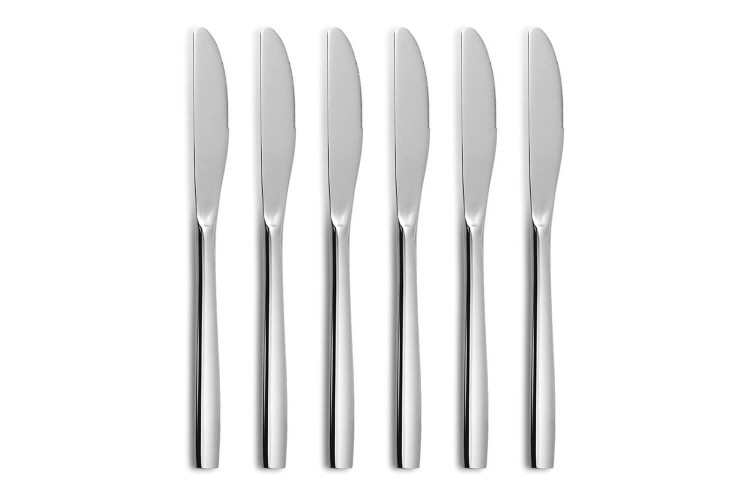 Ménagère argentée en acier inox 18/10 Comas Barcelona de 24 pièces
