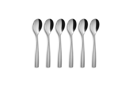 Ménagère argentée en acier inox 18/10 Comas Barcelona de 24 pièces